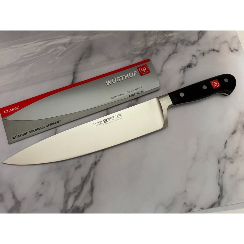 Wusthof Classic 9" Chef's Knife ICE Institute Culinary Education 4582/23